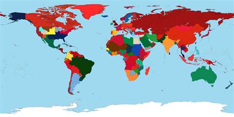 The New Red World Map : r/RedWorldMod