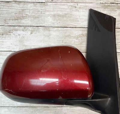 2013 2014 Toyota Sienna Right Passenger Side View Door Mirror Power Red