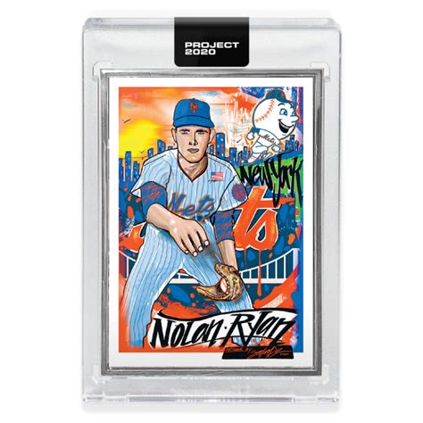 Topps PROJECT 2020 Card 105 1969 Nolan Ryan By King Saladeen Artist