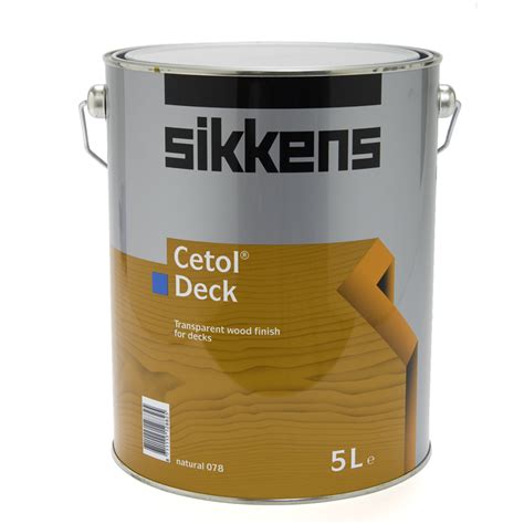 Sikkens 5l Natural Cetol Deck Finish Bunnings Warehouse