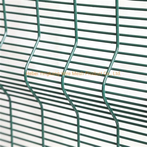 Steel Wire Welded Mesh Fence Panel Airport 358 High Security Fencing