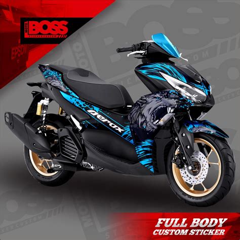 Jual Decal Sticker Yamaha Aerox Connected Full Body