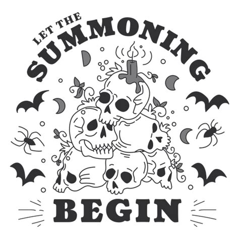 Summoning Png Designs For T Shirt And Merch