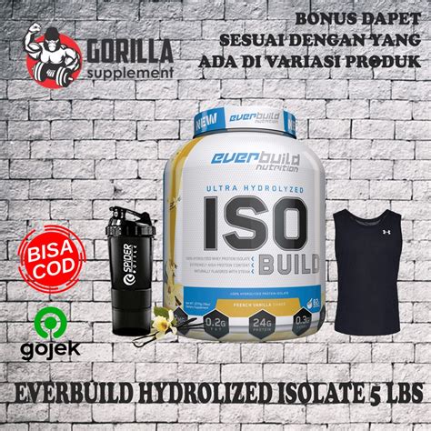 Jual Everbuild Nutrion Iso Build Isobuild 5lbs Whey Protein Isolate