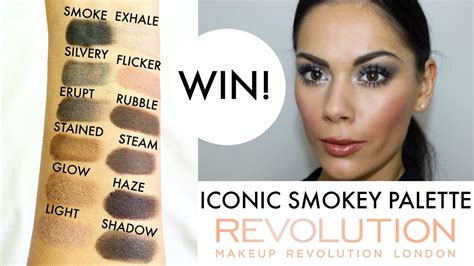 Makeup Revolution Iconic Smokey Palette Swatches | Saubhaya Makeup