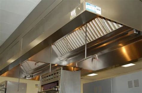 Rectangular Ceiling Commercial Kitchen Chimney For Restaurant At Best