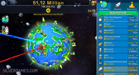 planet evolution idle clicker play   silvergames