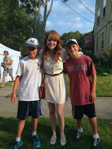 Emma Stone With Fans Emma Stone Emma Style