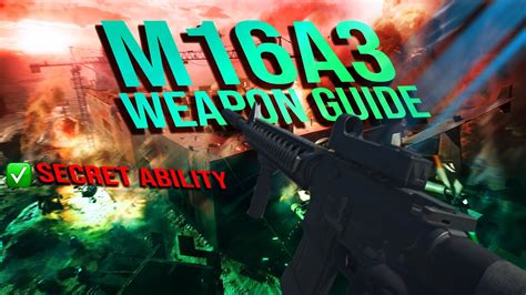 M A Weapon Guide For Battlefield Youtube