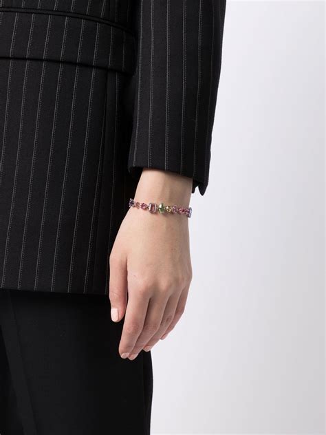 Swarovski Gema Crystal Embellished Bracelet Farfetch