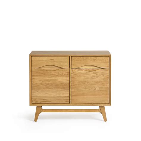 Ellipse Scandi Small Sideboard In Solid Oak Oak Furnitureland Small