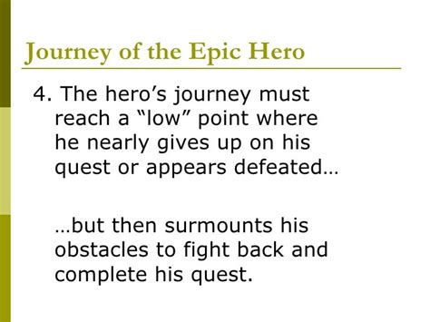 Epic Hero Characteristics