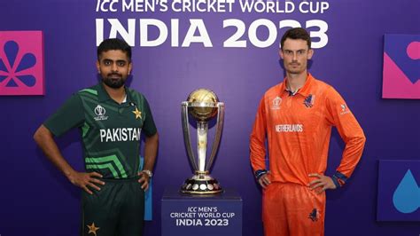 Pakistan Vs Netherlands Icc Cricket World Cup Match No Live