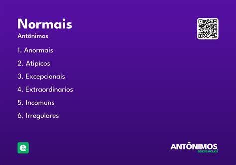 O Que Significa Normais - Normais - Significado e Sinônimo - escreva.ai
