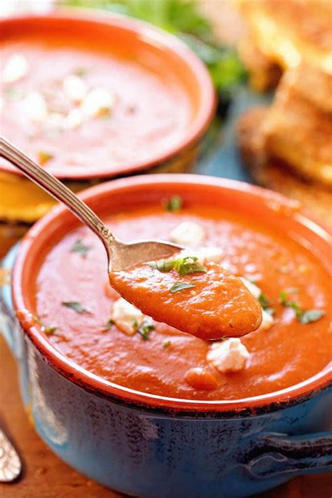 30 Minute Tomato Bisque Soup Recipe So Creamy Bowl Me Over