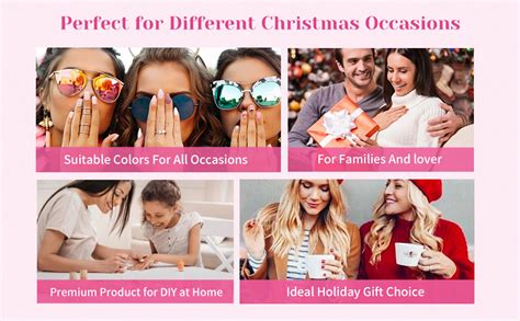 Amazon ROSALIND Gel Nail Polish Set Pink Series White Pink Gel Polish Light Hot Pink