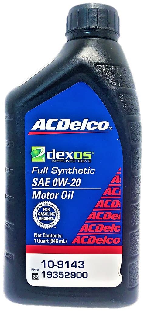 Acdelco0w20 The Petroleum Quality Institute Of America