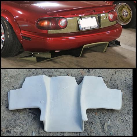 Mazda Miata Mx5 Na Nb Rear Diffuser Amemiya Re Style Rx7 Style Jp