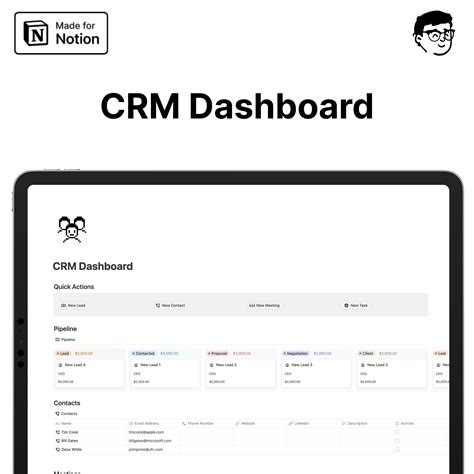 CRM Dashboard