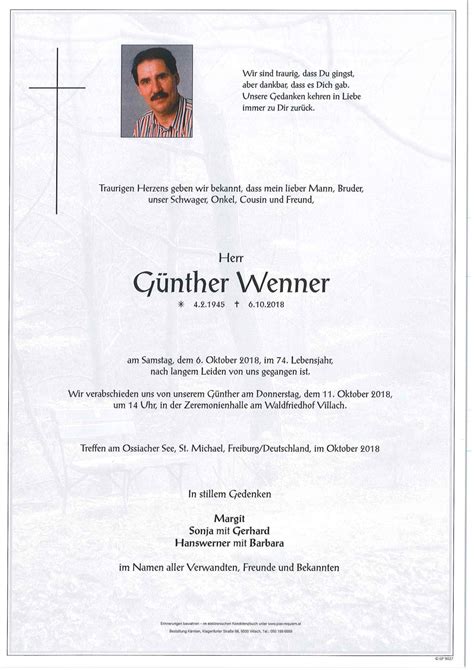 Parte F R G Nther Wenner Pax Requiem