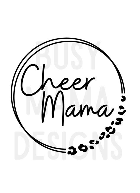 Cheer Mama Svg Etsy