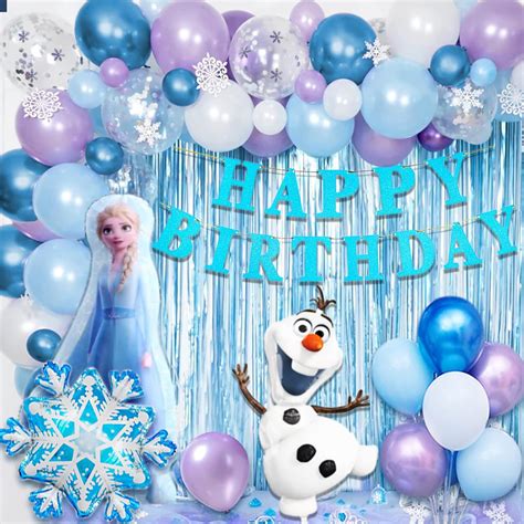 Frozen Birthday Decorations Frozen Birthday Party Supplies Balloons