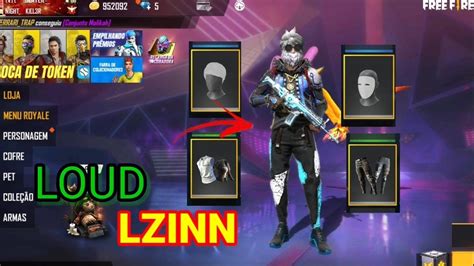 TEXTURA DA SKIN DO LOUD LZINN NA ROUPA PADRAO FREE FIRE YouTube