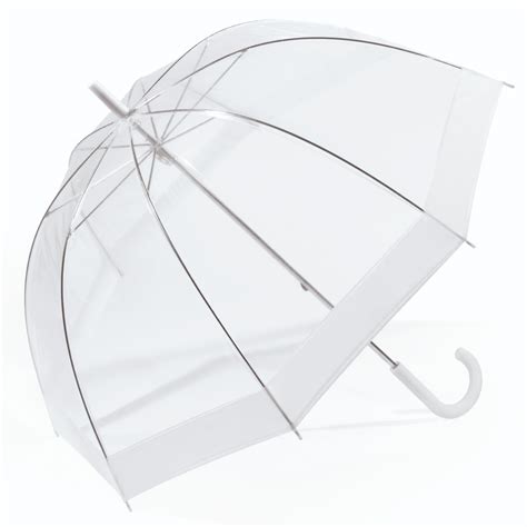 Sombrinha Transparente Barra Branca Happy Rain Fazzoletti Guarda Chuvas