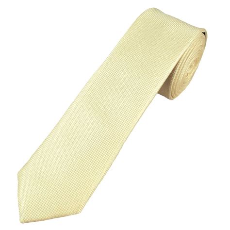 Pale Lemon Yellow Men S Skinny Tie From Ties Planet Uk