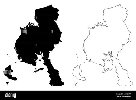 Veraguas Province (Republic of Panama, Provinces of Panama) map vector ...