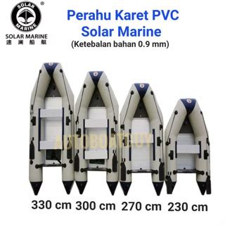 Jual Perahu Karet Boat Mancing Solar Marine Transom Lantai Angin