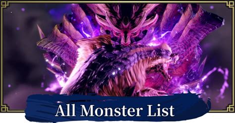 Monster Hunter Rise | All Monsters List - GameWith