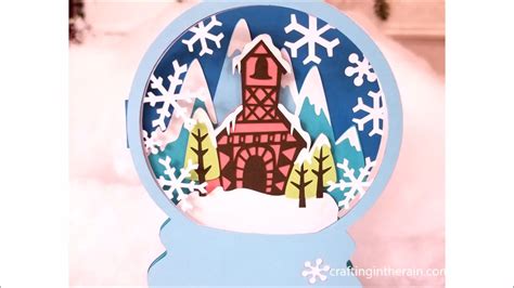 Cricut Snow Globe Card Youtube