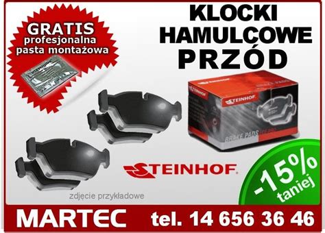 Klocki hamulcowe Klocki hamulcowe STEINHOF SM629 N oś przednia