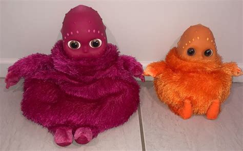 2003 Boohbah Zing Zing Zingbah Orange Jingbah Pink Plush Ragdoll Golden Bear 5013197860901 On