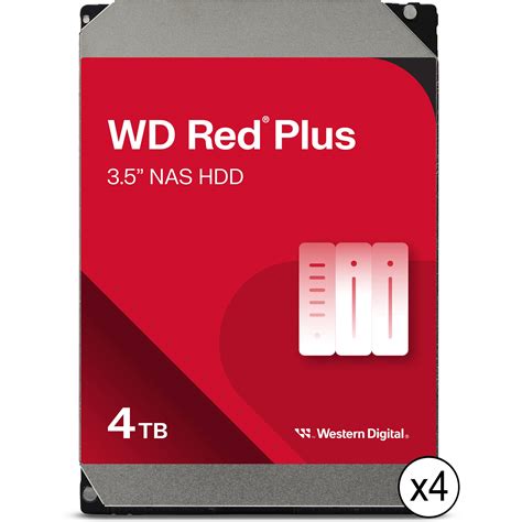 WD 4TB Red Plus 5400 rpm SATA III 3.5" Internal NAS HDD for sale ...