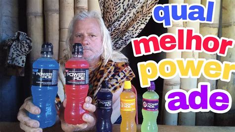 Provando Todos Os Powerade Youtube