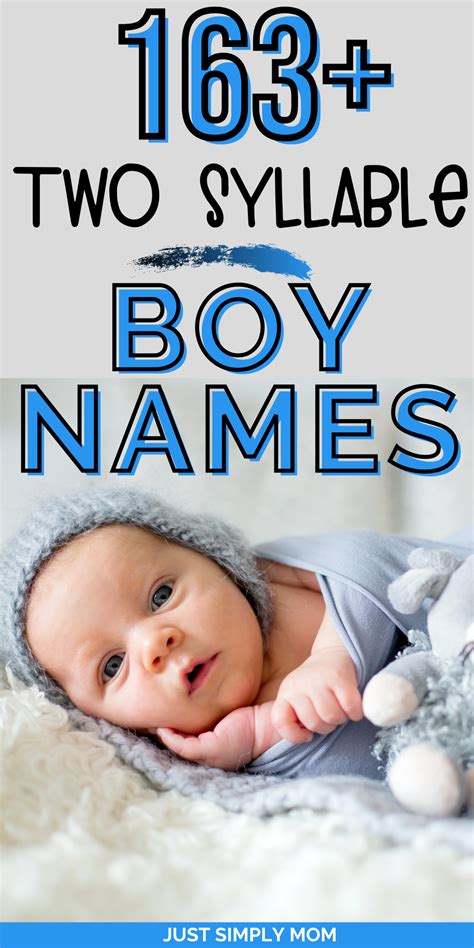 One Syllable Boy Names Artofit