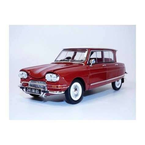 Norev Véhicule miniature Citroën Ami 6 Club 1968 Corsaire Red