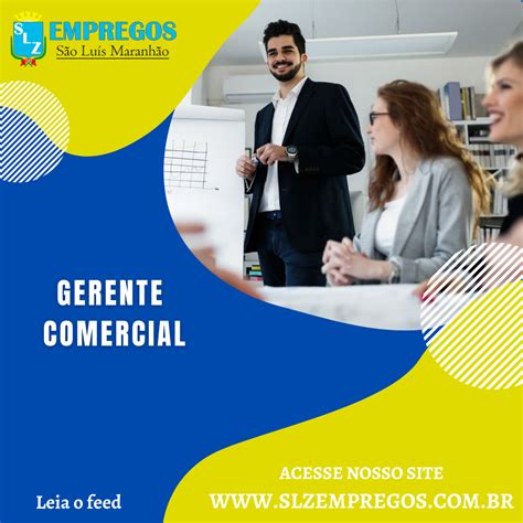 Gerente Comercial Slz Empregos