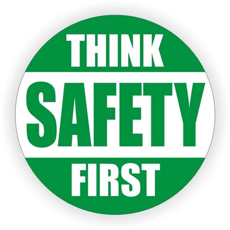 Think Safety First Hard Hat Sticker Motorcycle Welding Etsy