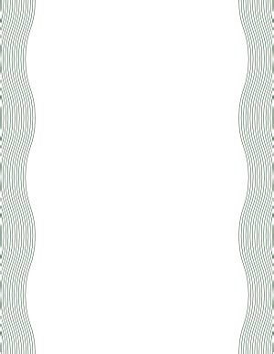 Printable Lavender Wavy Line Page Border