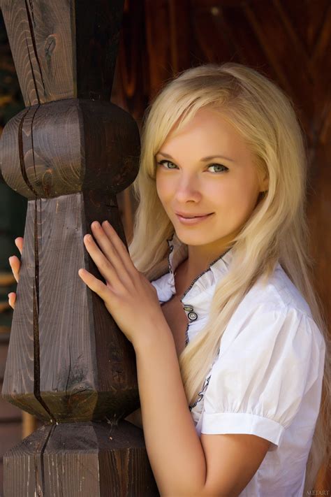 Glamorous Teen Feeona A Flaunting Her Hot Body With Tan Lines Outdoors CoedCherry