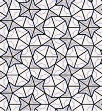 A periodic tiling (crystal) versus an aperiodic Penrose tiling ...