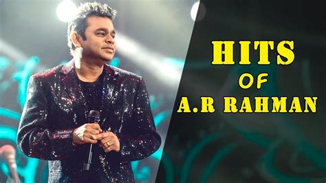 Hits Of A R Rahman Back To Back Super Hit Tamil Songs A R Rahman