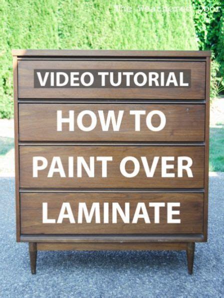 Video How To Paint Over Laminate And Plastic The Weathered Door