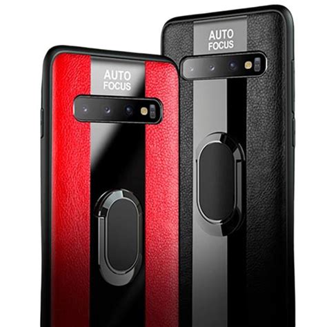 Galaxy S10 Plus Clássica Anel Suporte Mão Capinha De Celular Capa Para Samsung Poli4u