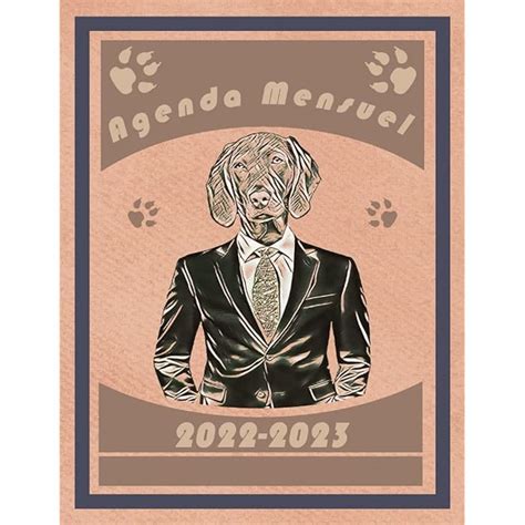 Buy Agenda Mensuel Chien Planificateur De Deux Ans