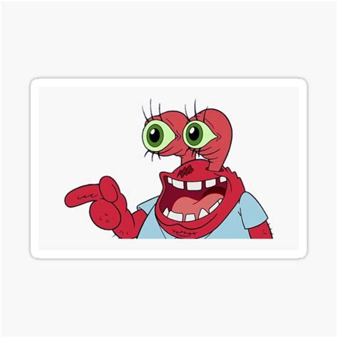 Mr Krabs Sticker For Sale By Serra0 Redbubble