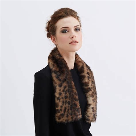 Faux Fur Tippet Scarf By Helen Moore